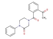 4-(2-acetylbenzoyl)-1-phenyl-2-piperazinone