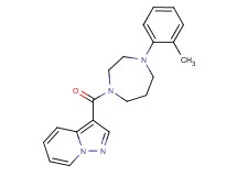 3-{[4-(2-methylphenyl)-1,4-diazepan-1-yl]carbonyl}pyrazolo[1,5-a]pyridine