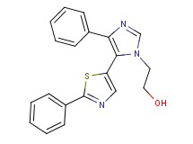 2-[4-phenyl-5-(2-phenyl-1,3-thiazol-5-yl)-1H-imidazol-1-yl]ethanol