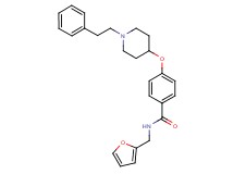 N-(2-furylmethyl)-4-{[1-(2-phenylethyl)-4-piperidinyl]oxy}benzamide