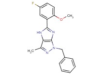 1-benzyl-5-(5-fluoro-2-methoxyphenyl)-3-methyl-1,4-dihydroimidazo[4,5-c]pyrazole