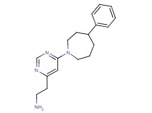 2-[6-(4-phenylazepan-1-yl)pyrimidin-4-yl]ethanamine