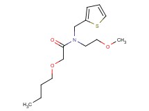 2-butoxy-N-(2-methoxyethyl)-N-(2-thienylmethyl)acetamide