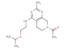 7-acetyl-N-(2-isopropoxyethyl)-2-methyl-5,6,7,8-tetrahydropyrido[3,4-d]pyrimidin-4-amine