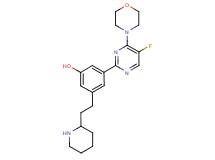 3-(5-fluoro-4-morpholin-4-ylpyrimidin-2-yl)-5-(2-piperidin-2-ylethyl)phenol