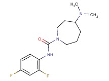 N-(2,4-difluorophenyl)-4-(dimethylamino)-1-azepanecarboxamide