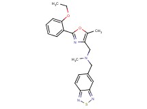 (2,1,3-benzothiadiazol-5-ylmethyl){[2-(2-ethoxyphenyl)-5-methyl-1,3-oxazol-4-yl]methyl}methylamine