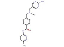 4-{[[(2-aminopyrimidin-5-yl)methyl](methyl)amino]methyl}-N-(6-methylpyridazin-3-yl)benzamide