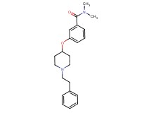 N,N-dimethyl-3-{[1-(2-phenylethyl)piperidin-4-yl]oxy}benzamide