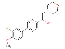 1-(3'-fluoro-4'-methoxybiphenyl-4-yl)-2-morpholin-4-ylethanol