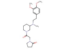 1-(2-{3-[[2-(3,4-dimethoxyphenyl)ethyl](methyl)amino]-1-piperidinyl}-2-oxoethyl)-2-pyrrolidinone