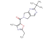 2-tert-butyl-6-[(2-ethyl-4-methyl-1,3-oxazol-5-yl)carbonyl]-6,7-dihydro-5H-pyrrolo[3,4-d]pyrimidine