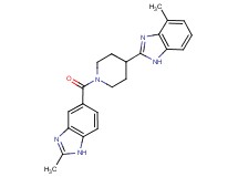 4-methyl-2-{1-[(2-methyl-1H-benzimidazol-5-yl)carbonyl]-4-piperidinyl}-1H-benzimidazole
