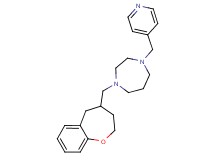 1-(pyridin-4-ylmethyl)-4-(2,3,4,5-tetrahydro-1-benzoxepin-4-ylmethyl)-1,4-diazepane