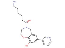 4-(6-aminohexanoyl)-7-(3-pyridinyl)-2,3,4,5-tetrahydro-1,4-benzoxazepin-9-ol dihydrochloride