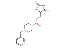 5-{3-oxo-3-[4-(3-pyridinylmethyl)-1-piperazinyl]propyl}-2,4-imidazolidinedione