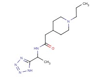2-(1-propyl-4-piperidinyl)-N-[1-(1H-tetrazol-5-yl)ethyl]acetamide