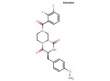 (3S,9aR)-8-(2,3-difluorobenzoyl)-3-(4-methoxybenzyl)tetrahydro-2H-pyrazino[1,2-a]pyrazine-1,4(3H,6H)-dione