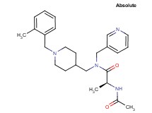 N~2~-acetyl-N~1~-{[1-(2-methylbenzyl)-4-piperidinyl]methyl}-N~1~-(3-pyridinylmethyl)-L-alaninamide