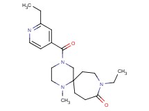 9-ethyl-4-(2-ethylisonicotinoyl)-1-methyl-1,4,9-triazaspiro[5.6]dodecan-10-one