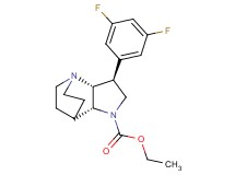 ethyl (3S*,3aR*,7aR*)-3-(3,5-difluorophenyl)hexahydro-4,7-ethanopyrrolo[3,2-b]pyridine-1(2H)-carboxylate
