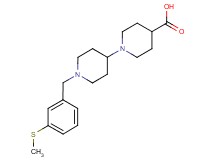 1'-[3-(methylthio)benzyl]-1,4'-bipiperidine-4-carboxylic acid