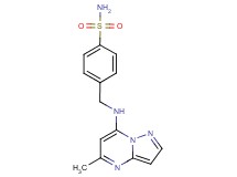 4-{[(5-methylpyrazolo[1,5-a]pyrimidin-7-yl)amino]methyl}benzenesulfonamide