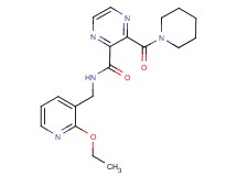 N-[(2-ethoxypyridin-3-yl)methyl]-3-(piperidin-1-ylcarbonyl)pyrazine-2-carboxamide