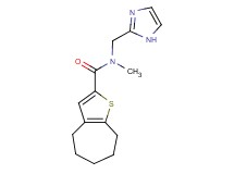 N-(1H-imidazol-2-ylmethyl)-N-methyl-5,6,7,8-tetrahydro-4H-cyclohepta[b]thiophene-2-carboxamide