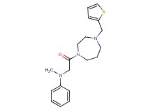 N-methyl-N-{2-oxo-2-[4-(2-thienylmethyl)-1,4-diazepan-1-yl]ethyl}aniline