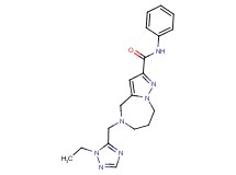 5-[(1-ethyl-1H-1,2,4-triazol-5-yl)methyl]-N-phenyl-5,6,7,8-tetrahydro-4H-pyrazolo[1,5-a][1,4]diazepine-2-carboxamide