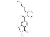 7-{[2-(3-methoxypropyl)-1-piperidinyl]carbonyl}-3-methyl-4(3H)-quinazolinone