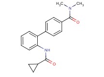 2'-[(cyclopropylcarbonyl)amino]-N,N-dimethylbiphenyl-4-carboxamide