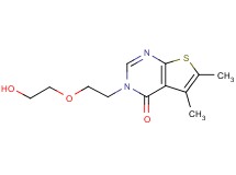 3-[2-(2-hydroxyethoxy)ethyl]-5,6-dimethylthieno[2,3-d]pyrimidin-4(3H)-one