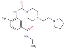 N-{5-[(ethylamino)carbonyl]-2-methylphenyl}-4-(2-pyrrolidin-1-ylethyl)piperazine-1-carboxamide