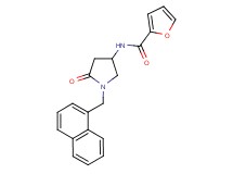 N-[1-(1-naphthylmethyl)-5-oxo-3-pyrrolidinyl]-2-furamide
