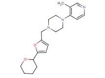 1-(3-methylpyridin-4-yl)-4-{[5-(tetrahydro-2H-pyran-2-yl)-2-furyl]methyl}piperazine