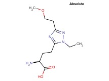 (2S)-2-amino-4-[1-ethyl-3-(2-methoxyethyl)-1H-1,2,4-triazol-5-yl]butanoic acid