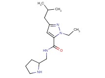 1-ethyl-3-isobutyl-N-(2-pyrrolidinylmethyl)-1H-pyrazole-5-carboxamide hydrochloride