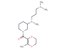 N,N,N'-trimethyl-N'-{1-[(3-methyl-5,6-dihydro-1,4-dioxin-2-yl)carbonyl]-3-piperidinyl}-1,3-propanediamine