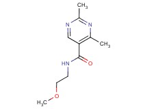 N-(2-methoxyethyl)-2,4-dimethylpyrimidine-5-carboxamide