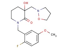 1-(2-fluoro-5-methoxybenzyl)-3-hydroxy-3-(2-isoxazolidinylmethyl)-2-piperidinone