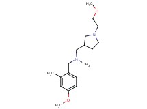 1-[1-(2-methoxyethyl)pyrrolidin-3-yl]-N-(4-methoxy-2-methylbenzyl)-N-methylmethanamine
