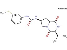 N-[(3S,7S,8aS)-3-isopropyl-1,4-dioxooctahydropyrrolo[1,2-a]pyrazin-7-yl]-N'-[3-(methylthio)phenyl]urea