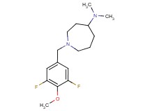 1-(3,5-difluoro-4-methoxybenzyl)-N,N-dimethylazepan-4-amine