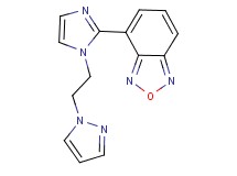 4-{1-[2-(1H-pyrazol-1-yl)ethyl]-1H-imidazol-2-yl}-2,1,3-benzoxadiazole