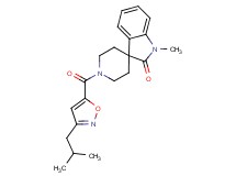 1'-[(3-isobutylisoxazol-5-yl)carbonyl]-1-methylspiro[indole-3,4'-piperidin]-2(1H)-one