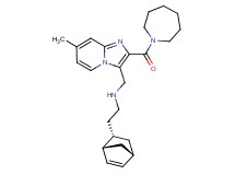 N-{[2-(1-azepanylcarbonyl)-7-methylimidazo[1,2-a]pyridin-3-yl]methyl}-2-[(1S*,2S*,4S*)-bicyclo[2.2.1]hept-5-en-2-yl]ethanamine
