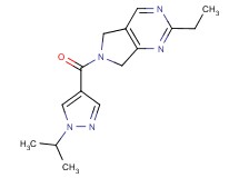 2-ethyl-6-[(1-isopropyl-1H-pyrazol-4-yl)carbonyl]-6,7-dihydro-5H-pyrrolo[3,4-d]pyrimidine