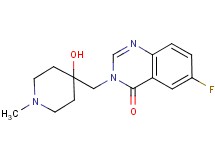6-fluoro-3-[(4-hydroxy-1-methylpiperidin-4-yl)methyl]quinazolin-4(3H)-one